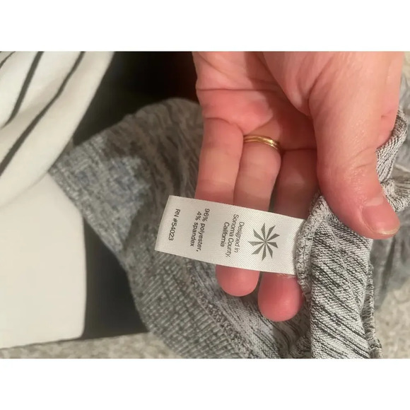 Athleta Heathered‎ Gray Open Front Cardigan - Picture 12 of 12